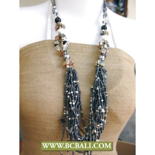 Fancy Layered Multi Beading Fashion Necklaces